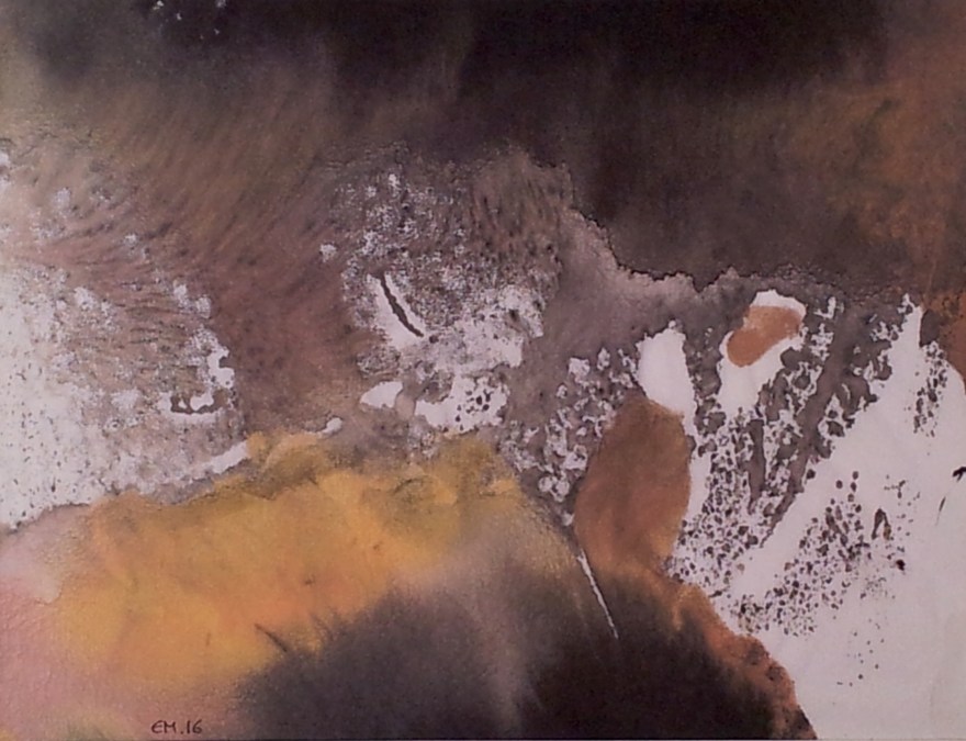 encre et acrylique sur papier de riz, 2016, 20 x 26 cm